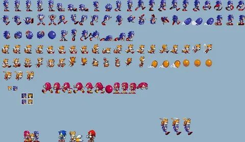 Reshaded 8-bit Sonic Sprites by UltraEpicLeader100 on Devian