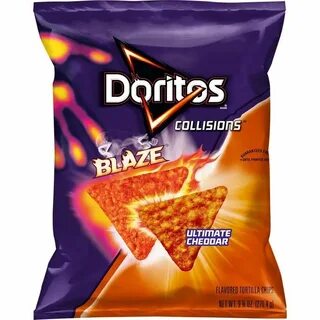 Doritos Collisions Blaze Ultimate Cheddar Tortilla Chips - 9