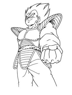 Krillin from Dragon Ball Z Coloring Pages - Dragon Ball Z Co