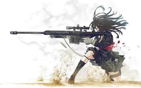 Anime Girls With Gun HD Wallpapers - Wallpaper Cave