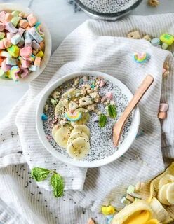 Cereal Milk Chia Pudding with Lucky Charms Crumbs Recipe How