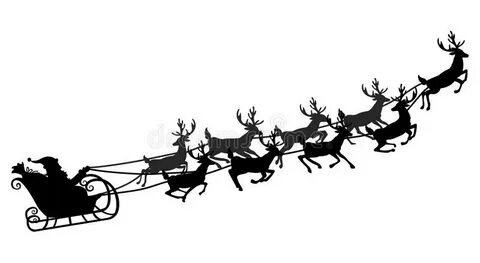 Santas Sleigh Flying - Фото база