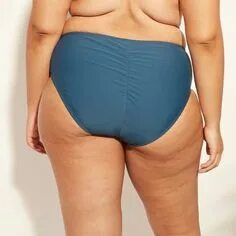 Women's Sun Rays Ruffle Extra Cheeky Bikini Bottom - Shade &