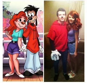 Max and Roxanne! A Goofy movie couples costume 90s halloween