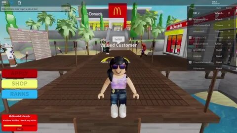 Roblox Mcdonalds how to get a job. - YouTube