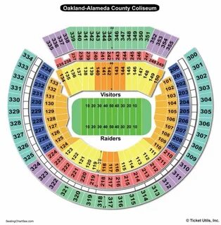 Oakland Alameda County Coliseum Seating Chart Seating Charts