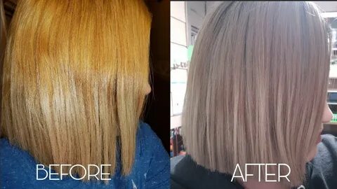 How to tone brassy hair with Wella T14 and 050 Wella Toners