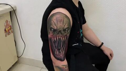 Тату мастер илья калиниченко (realistic horror tattoo monste