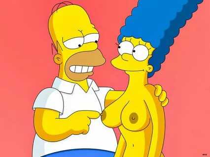 Marge Simpson and Homer Simpson Big Breast Tits.
