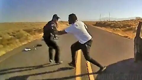 Can you finish me, please?" Video released of wild police sh