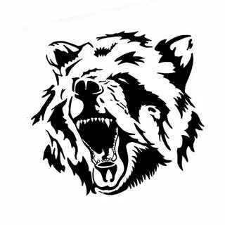 Bear Head Stencil Related Keywords & Suggestions - Bear Head