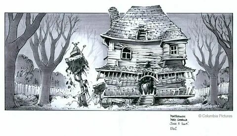 Monster House Monster house, Reading projects, Concept art