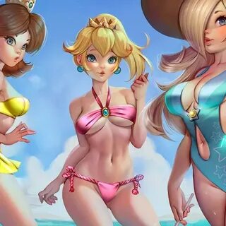 Майстерня Steam::Peach, Daisy and Rosalina - Bikini Time