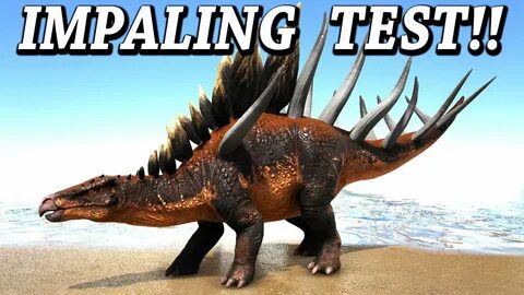 ARK KENTROSAURUS IMPALING TEST!! What can a Kentrosaurus imp