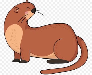 Otter Cartoon png download - 825*735 - Free Transparent Whis