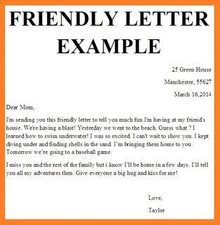 Letter Samples! Y6 English - Senior School