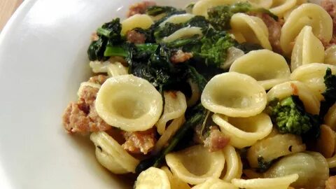 Orecchiette with Sausage and Broccoli Rabe Recipe - by Laura