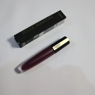 Review - L'OREAL ROUGE SIGNATURE LIQUID LIPSTICK 10 SHADE