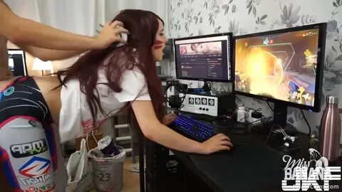 D.va having a quickie while gaming
