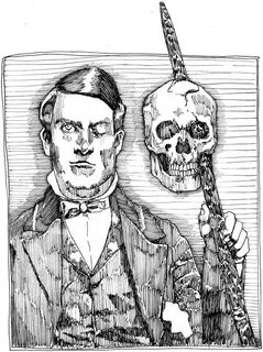 Phineas Gage Displays His Own Skull One of my two* favorit. 