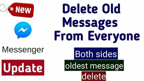 How To Delete All Messages On Messenger From Both Sides