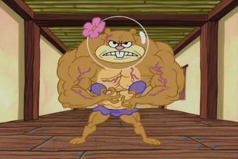 Sandy Cheeks Muscle Growth - Imgur