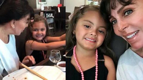Verónica Castro sale a comer con su nieta Rafaela - YouTube