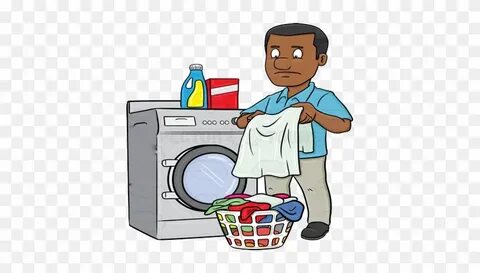 Laundry - Do The Laundry Cartoon - Free Transparent PNG Clip