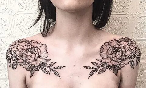 Flower Shoulder Chest Tattoo * Half Sleeve Tattoo Site