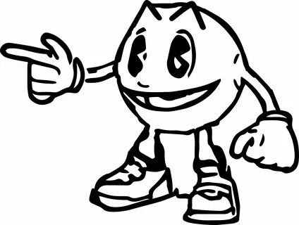 Pac Man Coloring Page - NEO Coloring