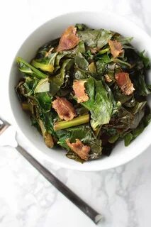 Bacon Braised Collard Greens Recipe Easy collard greens reci