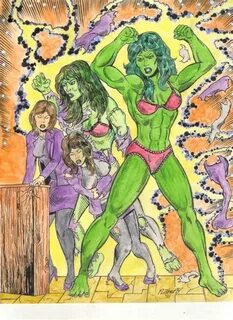 She Hulk Colored By Icemaxx1 CLOUDIZ GIRL PICS