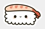 Prawn Sushi Cute, Cliparts & Cartoons - Jing.fm
