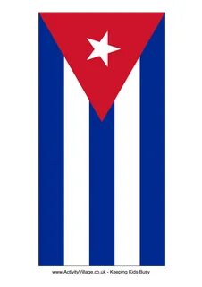 Cuba Flag - Free Printable Cuba Flag Cuba flag, Flag templat