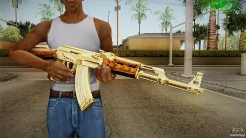 AK-47 Gold для GTA San Andreas