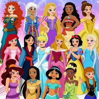 Disney princesses by Lunamidnight1998 on DeviantArt Disney p