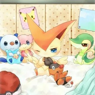 Victini is cute! Pokemon, Pokemon eeveelutions, Cute pokemon
