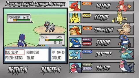 Let's Play Pokemon Light Platinum Nuzlocke #3- My Team is so