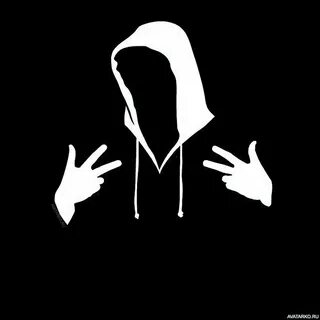 Create meme "logo man in hood, anonymous , pictures anonymou