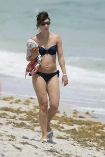 SAMANTHA CAMERON in Bikini on the Beach in Miami 04/09/2017 