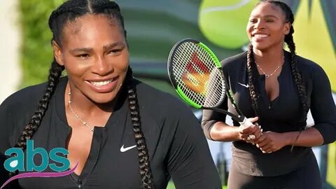 Serena Williams flashes hint of cleavage in sporty black jacket ABS US DAILY NEW