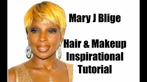 Mary J Blige Hair & Makeup Inspirational Tutorial - YouTube