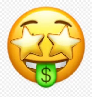 #money #star #emoji #iphone #mix #remix - Dollar Eyes Emoji 