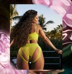 Rihanna Ass in Savage X Fenty Lingerie Shoot