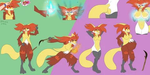 liara the delphox by bolddragon10 -- Fur Affinity dot net