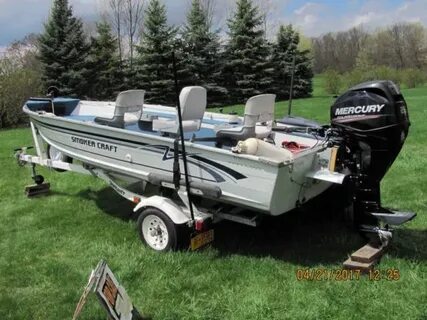 SmokerCraft 140 PRO MAG with a 2013 25HP Mercury Outboard le