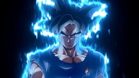 Ultra Instinct Goku with Moving Aura made by Me - YouTube