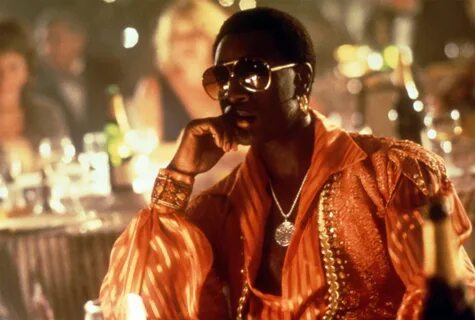 "Boogie Nights" movie still, 1997. Don Cheadle as Buck Swope