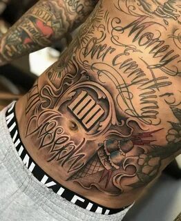 Gangster Hood Sleeve Tattoos For Men