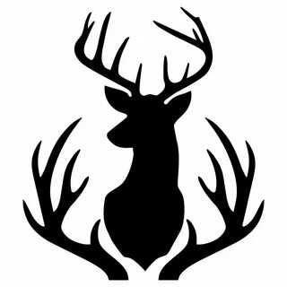 Designer Stencils Buck Mount and Antlers Stencil FS044 - The